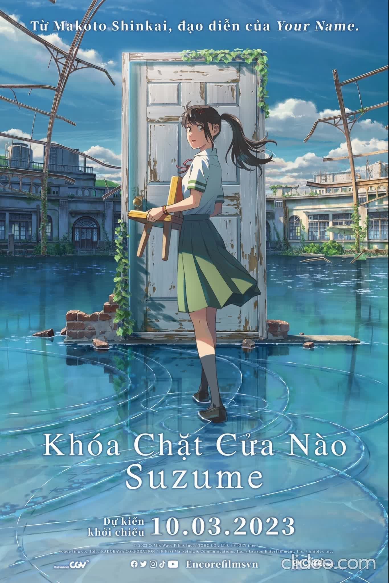 Khóa Chặt Cửa Nào Suzume - Suzume No Tojimari